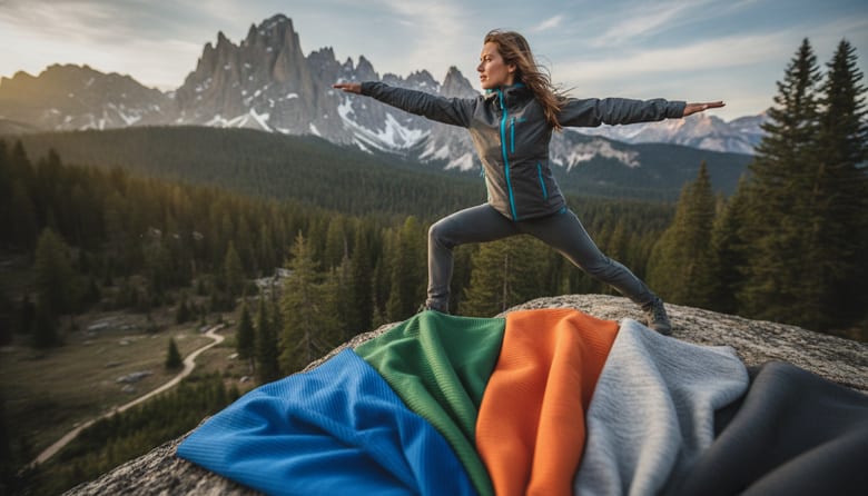 Innovative fabrics providing stretch and comfort for outdoor movement