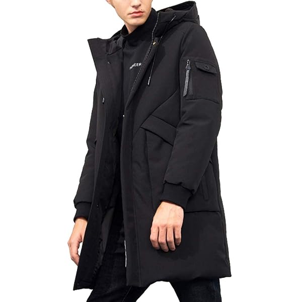 Pioneer Camp Winterjacke Herren Parka Outdoor Coat Wintermantel Herren Lang Warm Daunenjac