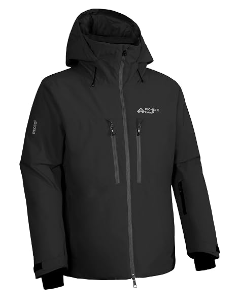 Pioneer Camp Herren Wasserdicht Skijacke Winddicht Snowboardjacke Warm Outdoor Winterjacke