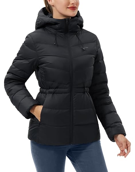 Pioneer Camp Damen Daunenjacke Warme Winterjacke Leichte Steppjacke Pufferjacke Wintermant