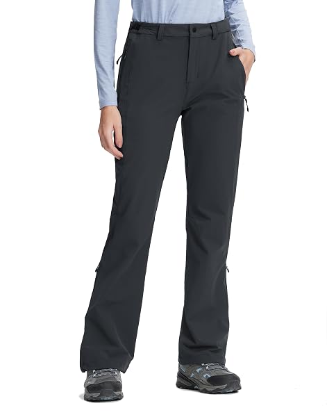 Pioneer Camp Outdoorhose Damen Herbst/Sommer: Winddichte Regenhose mit DWR-Beschichtung