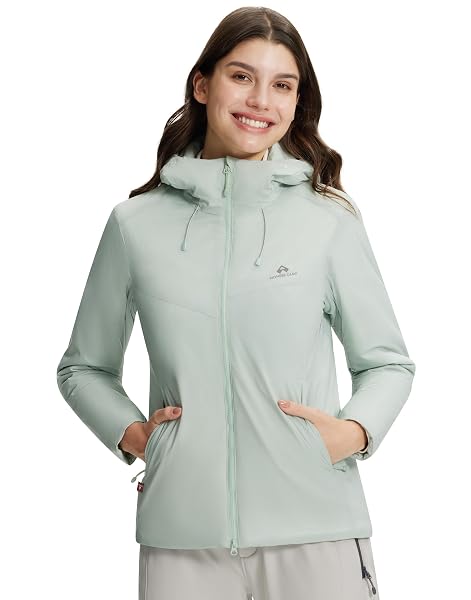 Pioneer Camp Primaloft Jacke Damen Leicht Warm Isoliert Winterjacke Wasserdichte & Winddic
