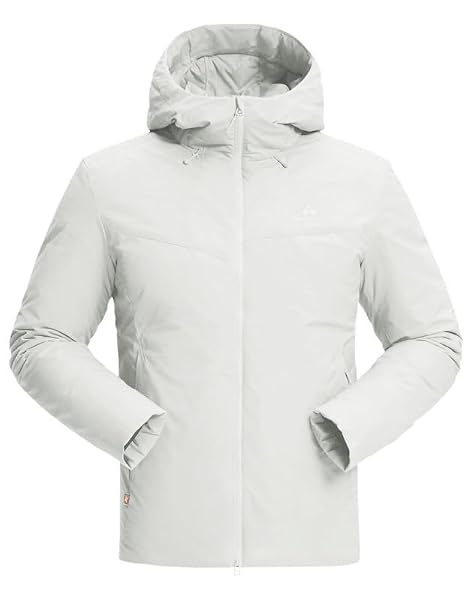 Leichte Winterjacke Herren mit Kapuze Warme Atmungsaktiv Outdoorjacke Wasserdicht Winddich