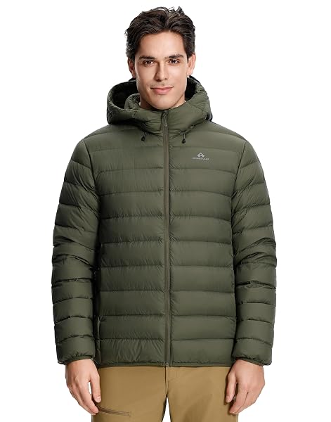 Pioneer Camp Herren Leichte Steppjacke Wasserdichte Pufferjacke Verstaubare Wasserdichte W