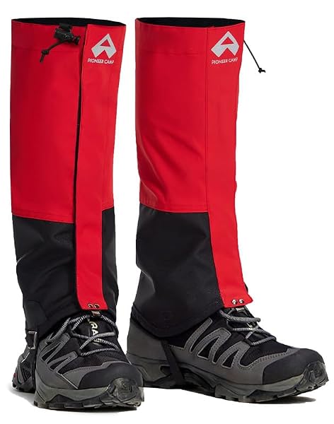 Pioneer Camp Gamaschen Wandern Wasserdicht Lange Atmungsaktive Outdoor Gaiters mit Stiefel
