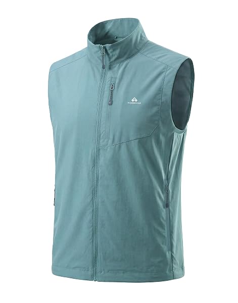 Pioneer Camp Leichte Laufweste Damen, Ärmellose Wander- und Radjacke, Outdoor Softshell We