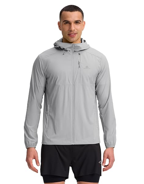 Pioneer Camp Laufjacke Herren Sommer Leichte Atmungsaktiv UV Sonnenschutz Jacke UPF 100+ W