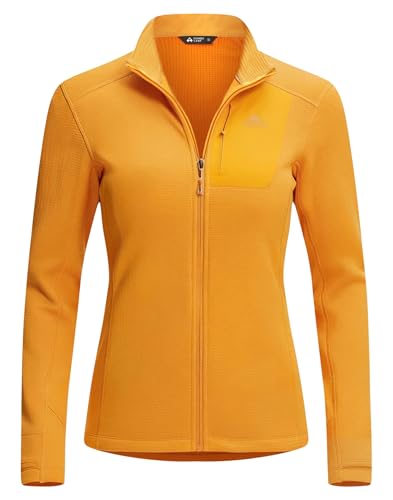 Pioneer Camp Damen Fleecejacke Rasterfleece mit Daumenloch