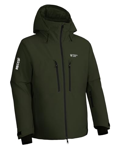 Pioneer Camp Herren Wasserdicht Skijacke Winddicht Snowboardjacke Warm Outdoor Winterjacke