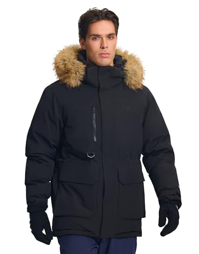Pioneer Camp Herren Winterjacke Parka 650FP Daunen Wasserdicht Winddicht