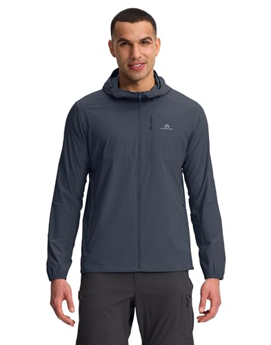 Pioneer Camp Laufjacke Herren Sommer Leichte Atmungsaktiv UV Sonnenschutz Jacke UPF 100+