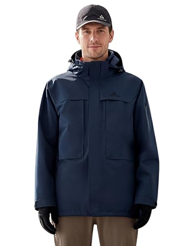 Pioneer Camp Regenjacke Herren 15.000 mm mit YKK-Reißverschluss