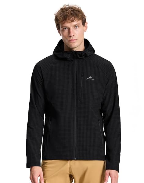 Pioneer Camp Softshelljacke Herren Leichte Outdoor Wanderjacke mit Taschen