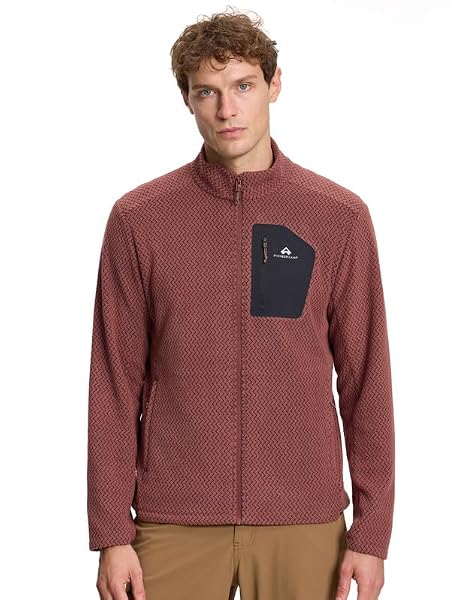 Pioneer Camp Sweatjacke Herren Stehkragen Elastische Einfassung Wandern