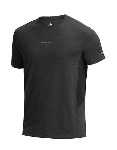 Pioneer Camp Tshirt Herren – Schnelltrocknend Trainingsshirt, Atmungsaktive Sport Tshirts