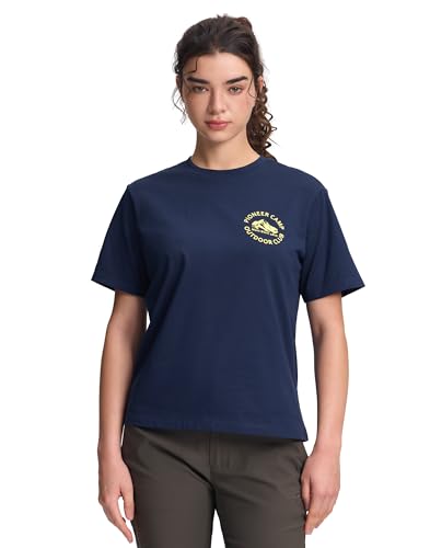 Pioneer Camp Tshirt Damen 100% Baumwolle mit Berg-Print
