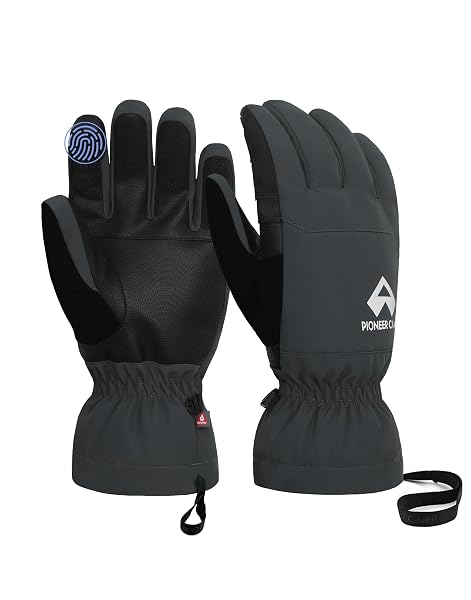 Pioneer Camp Winter Skihandschuhe Herren Damen Warm Snowboard Handschuhe wasserdichte Touc