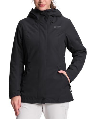 Pioneer Camp Winterjacke Damen mit Kapuze Wasserdicht Winddicht